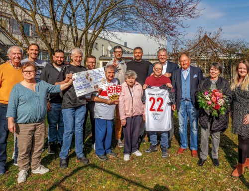Promi-Kicker spenden an Leben inklusiv e.V. – VfB-Star Kevin Kurányi wird neuer Pate